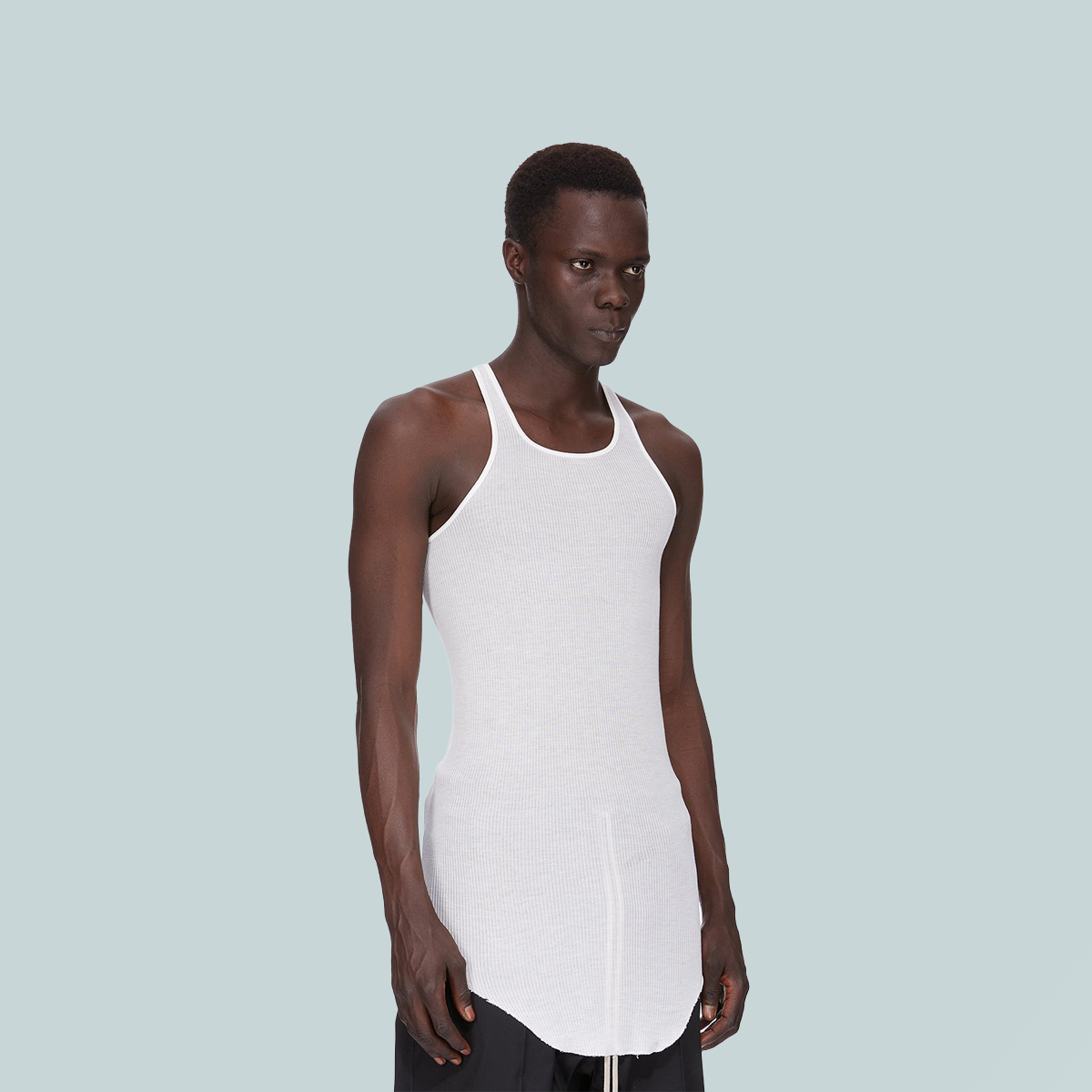 Basic Rib Tank Milk
