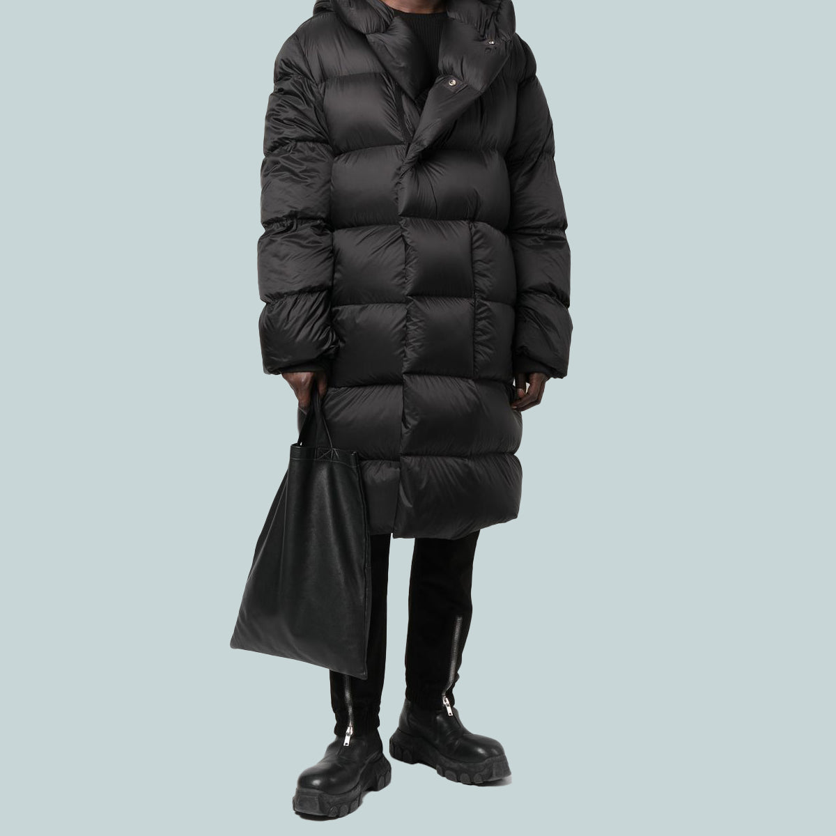 Men's Ls Hooded Liner Black