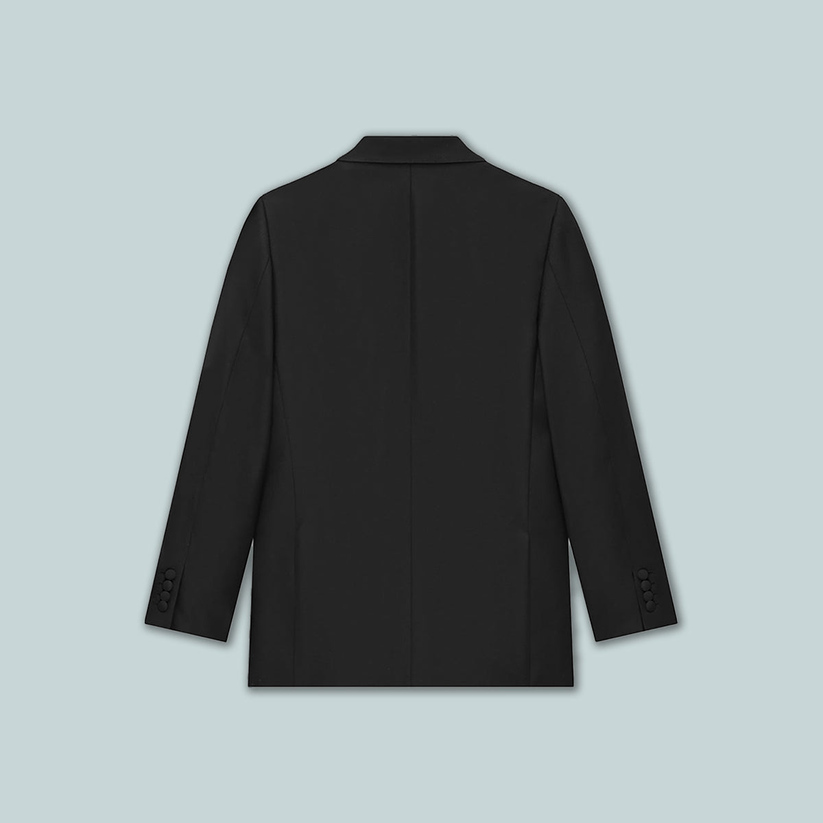 MA Double-Breasted Blazer Black