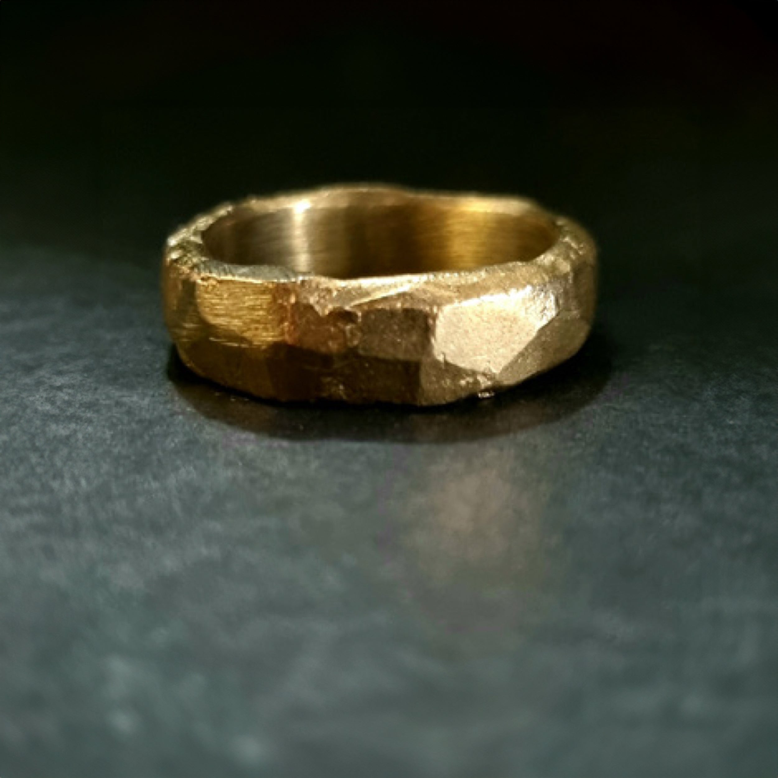 Hammered Bronze Ring