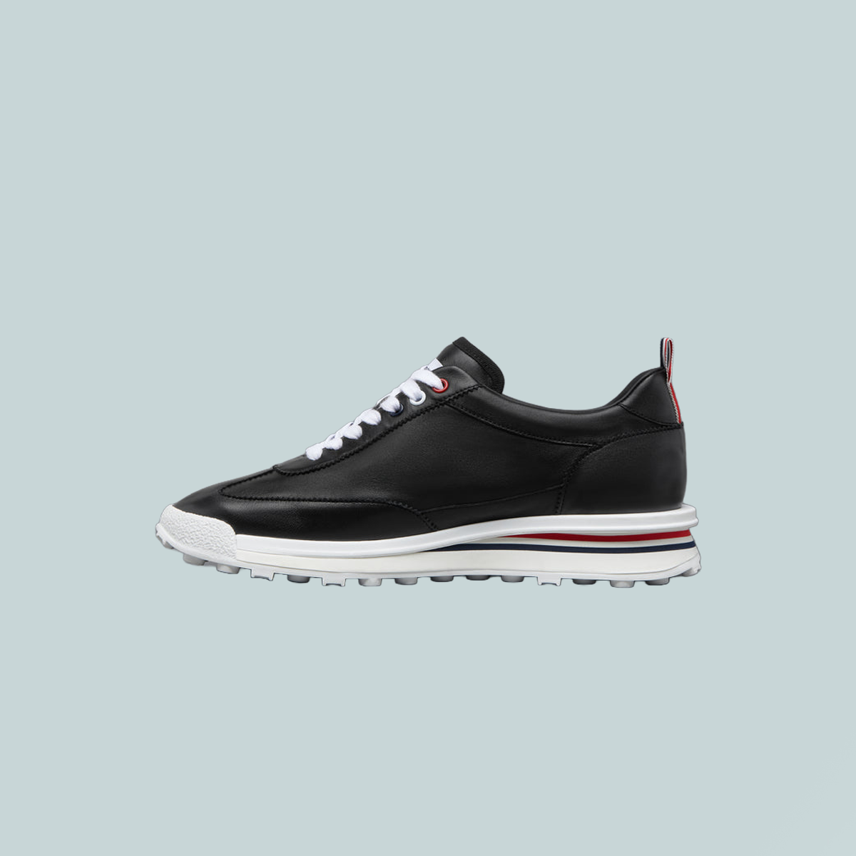 Soft Nappa Rwb Tech Runner Sneaker Black