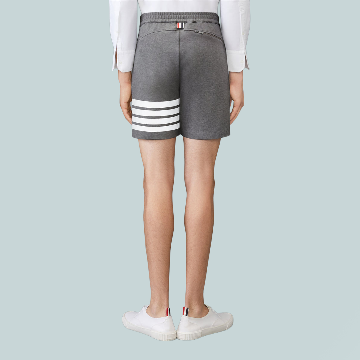 4-Bar Tech Shorts Grey
