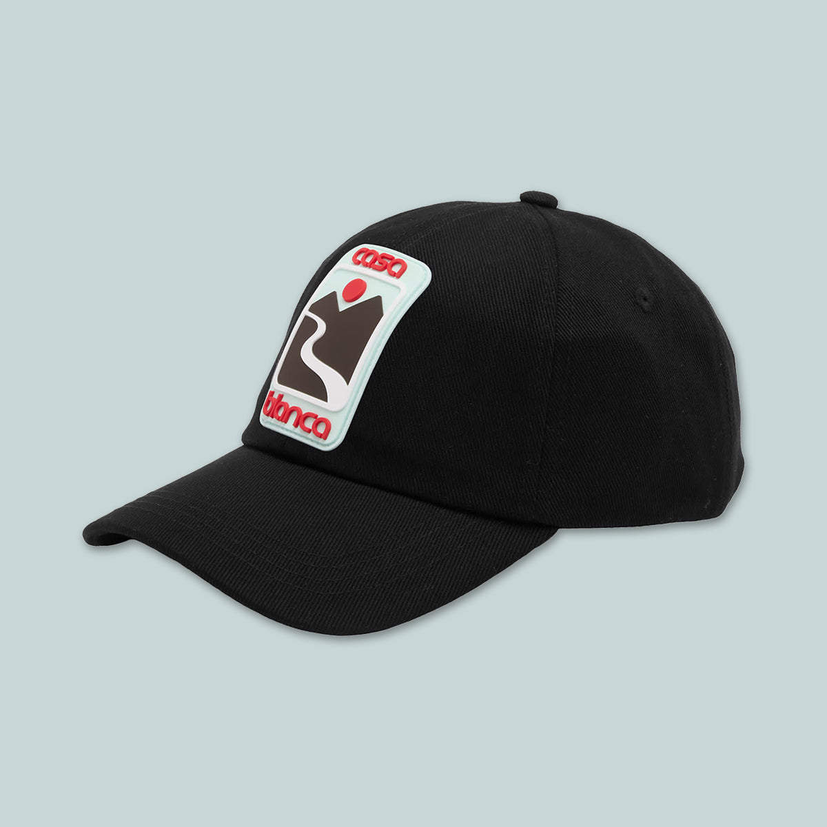 Sunset Valley Rubber Patch Cap Black
