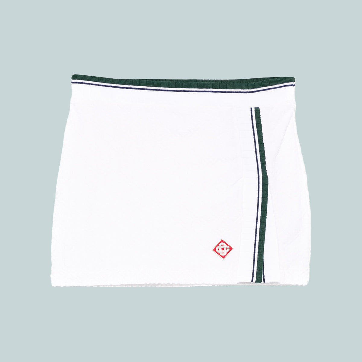 Women's Side Slit Mini Skirt White