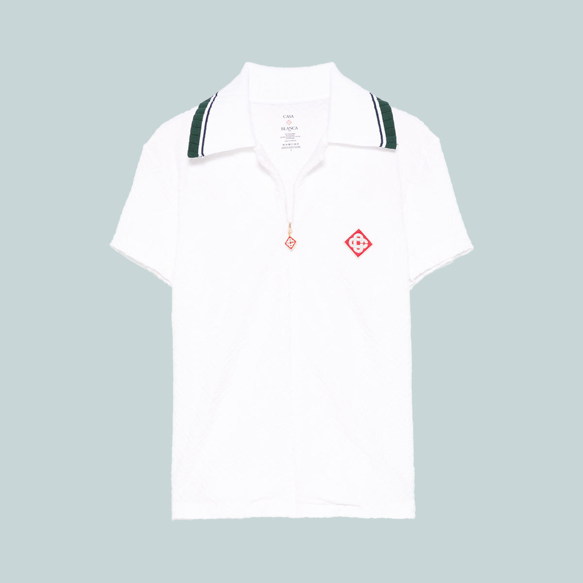 Women's Rib Collar Shirt White