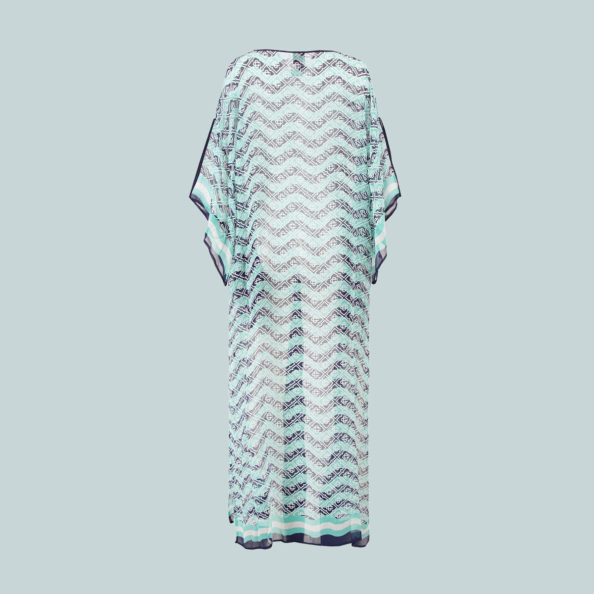 Women's Monogram Silk Kaftan