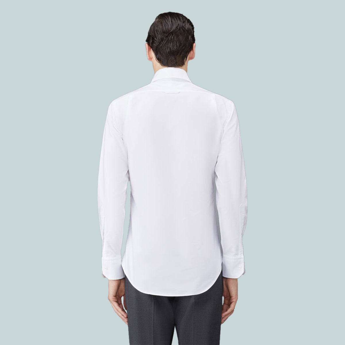 Cotton Poplin Long-Sleeve Classic Shirt White