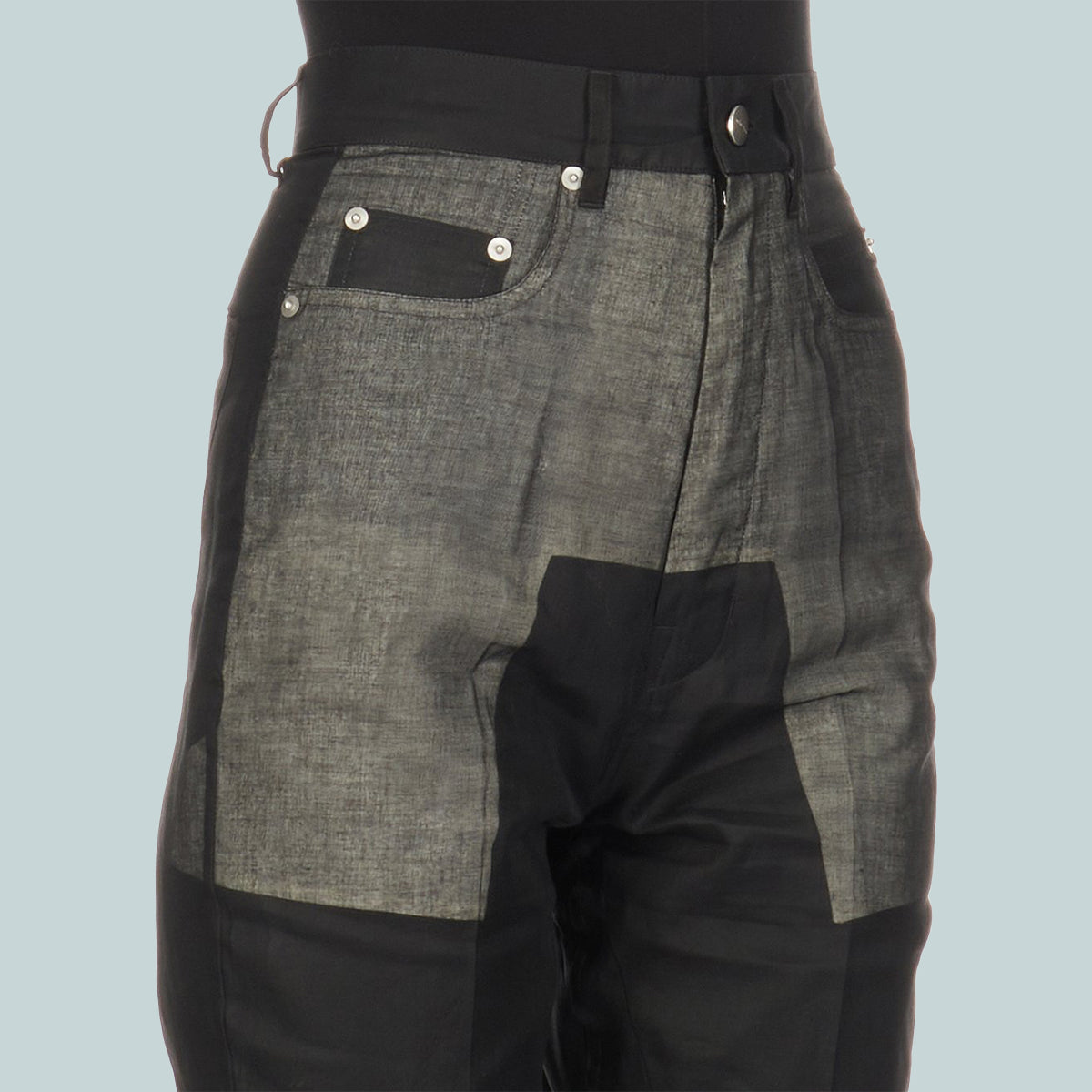 Bolan Bootcut Organdy Black