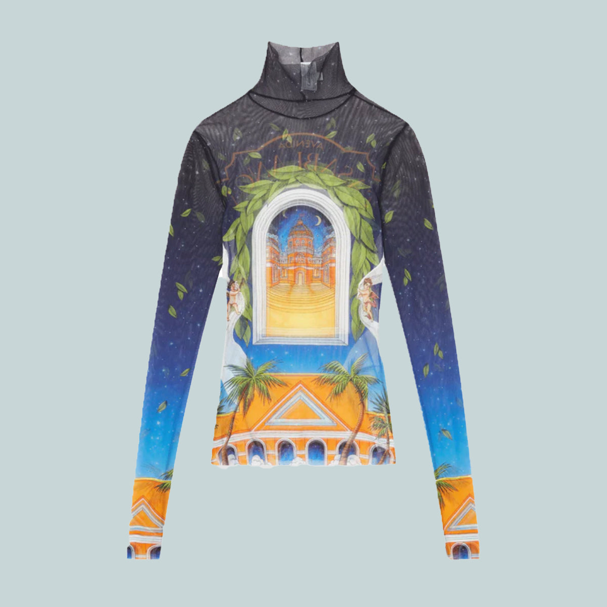 Men's Printed Mesh top Maison D'Ete