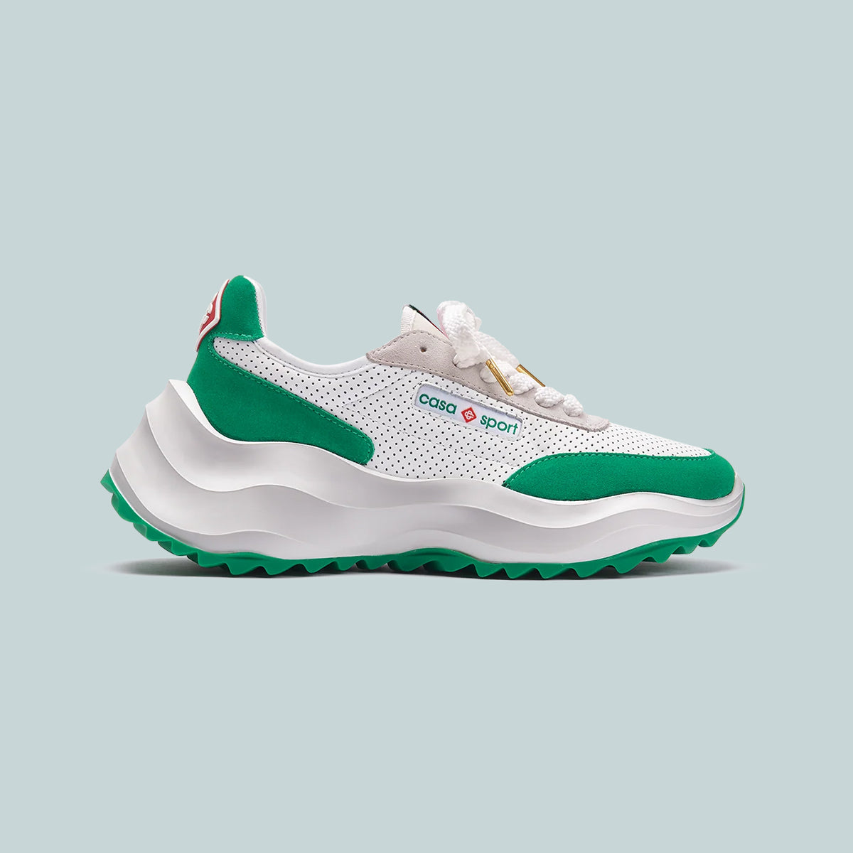 Men's Atlantis Sneaker White/Green