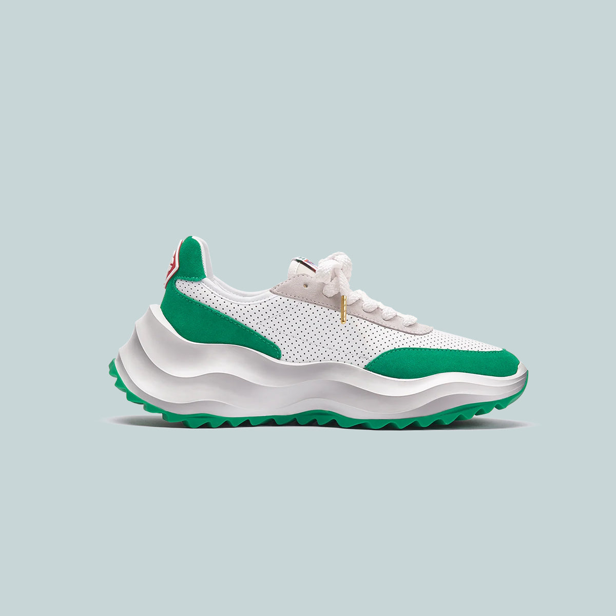 Men's Atlantis Sneaker White/Green