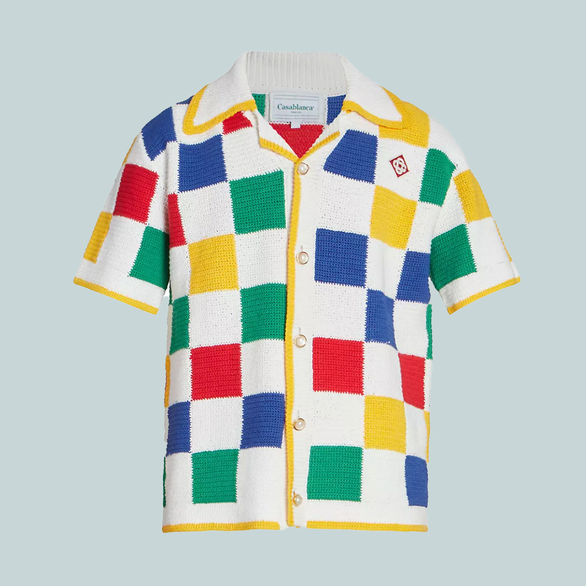 Scuba Square Crochet Shirt Multi