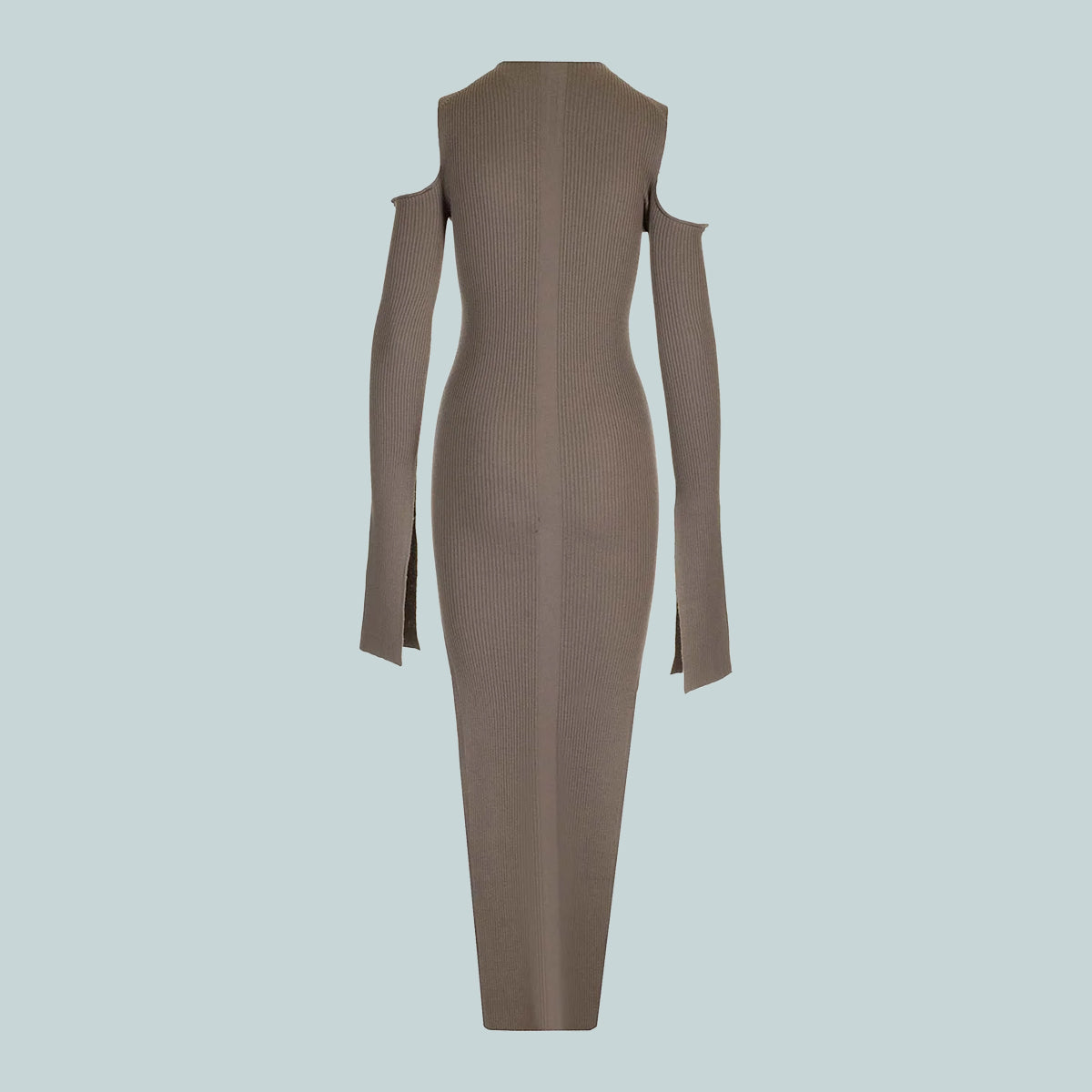 Cape Sleeve Dress Dust