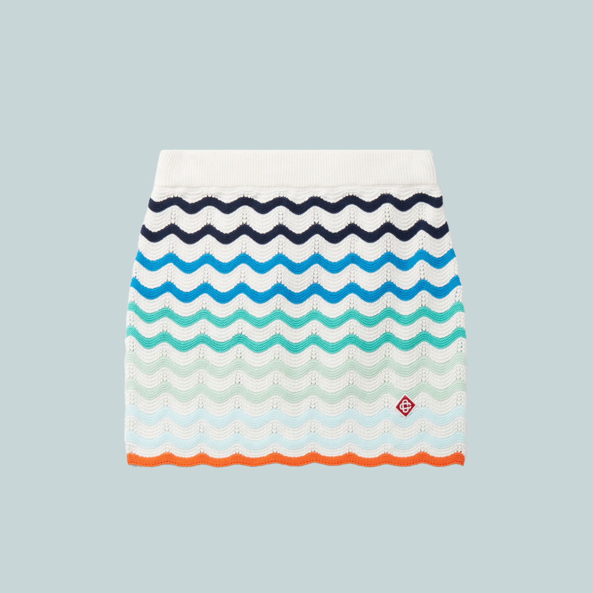 Kid's Gradient Wavy Crochet Skirt