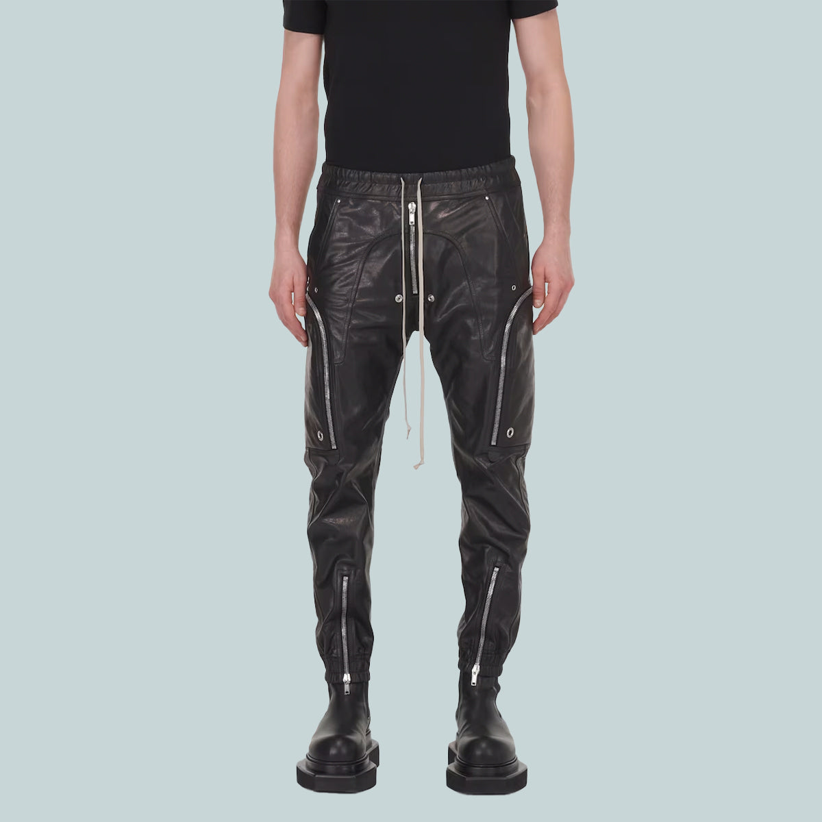 Leather Bauhaus Cargo Black
