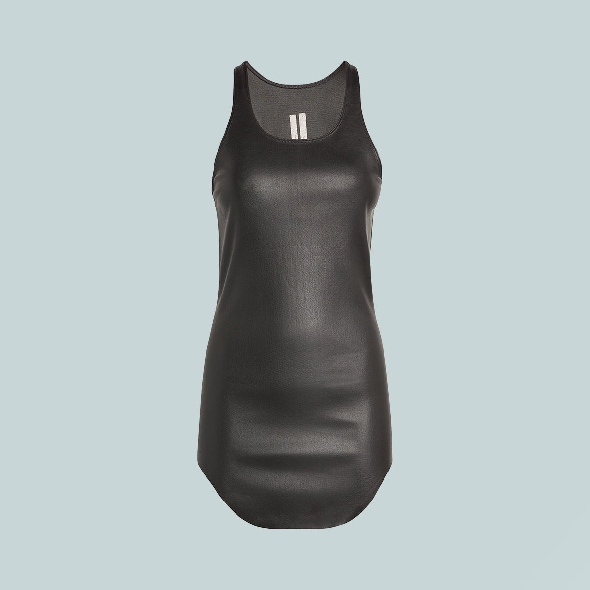 Women's Leather Tank Black