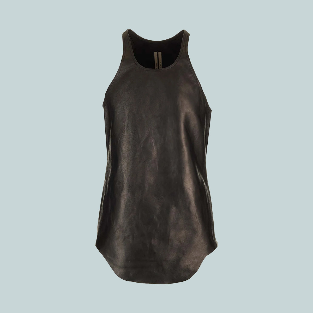 Men's Leather Tank Black