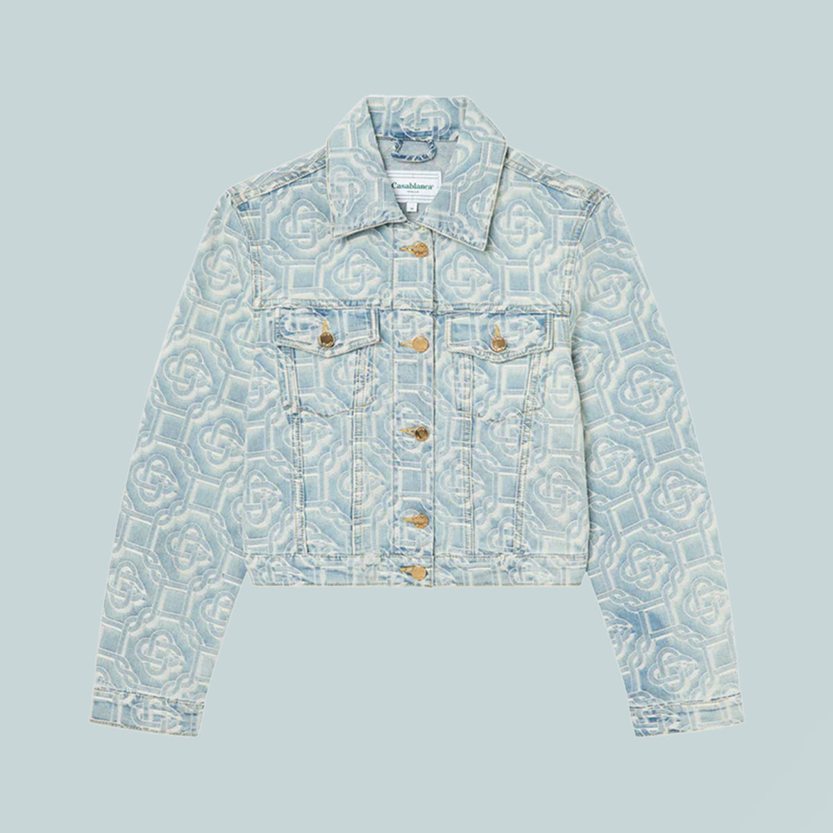 Women's Bleached Monogram Jacquard Classic Jacket