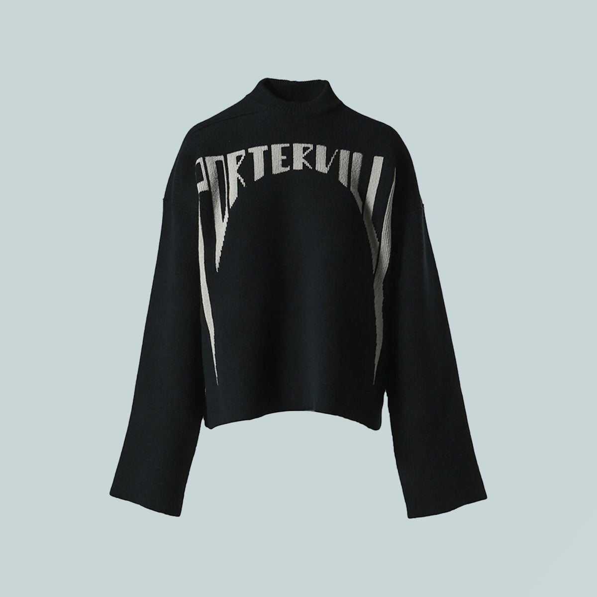 Porterville Jumbo Crewneck Black/Pearl