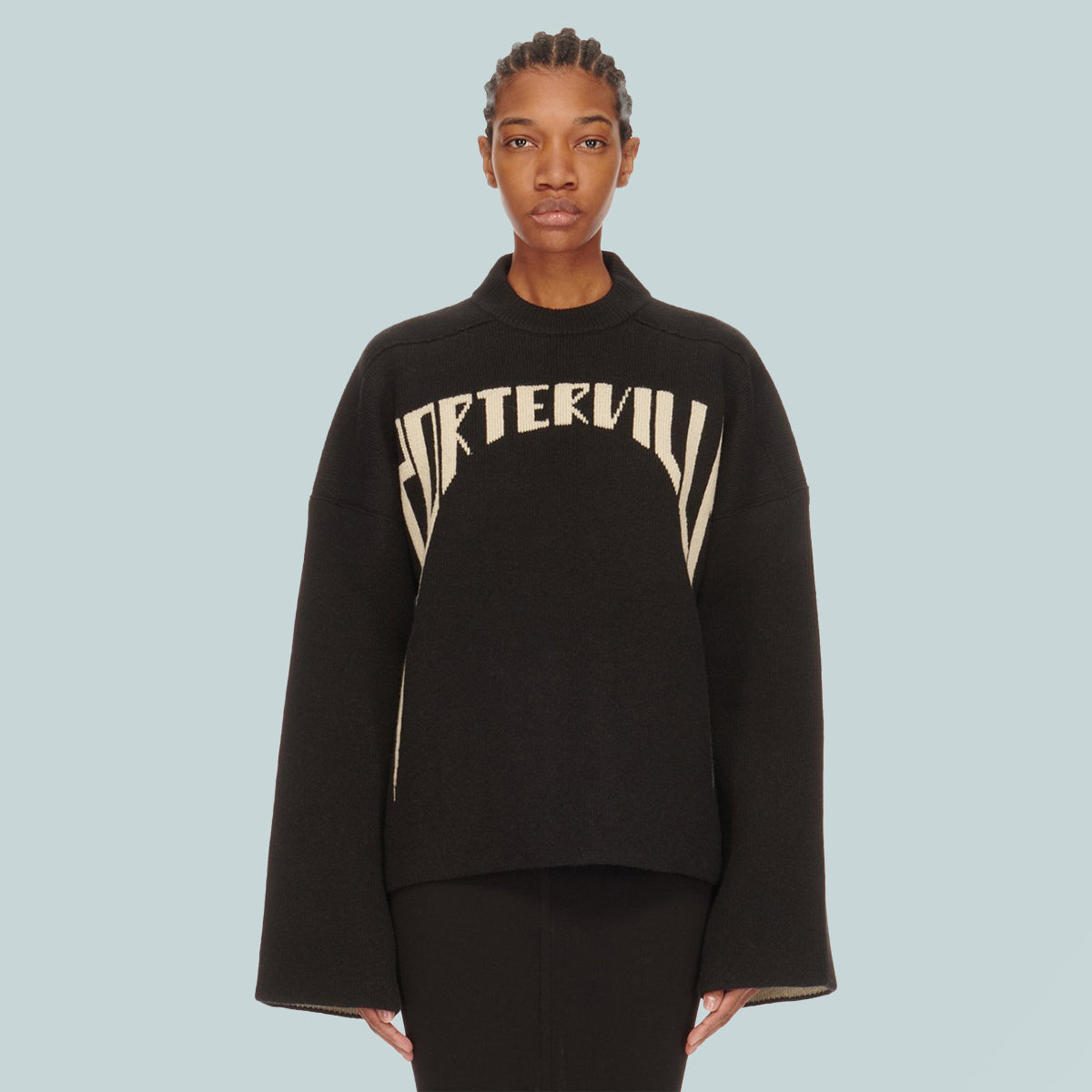 Porterville Jumbo Crewneck Black/Pearl