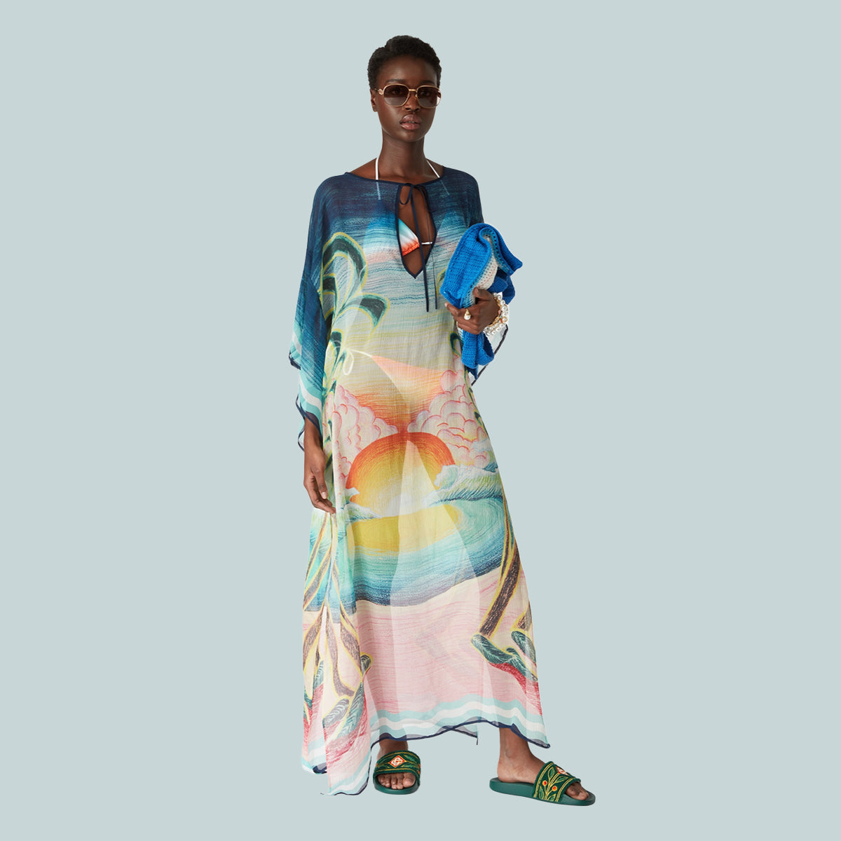 Women's Danse De La Mer Silk Kaftan