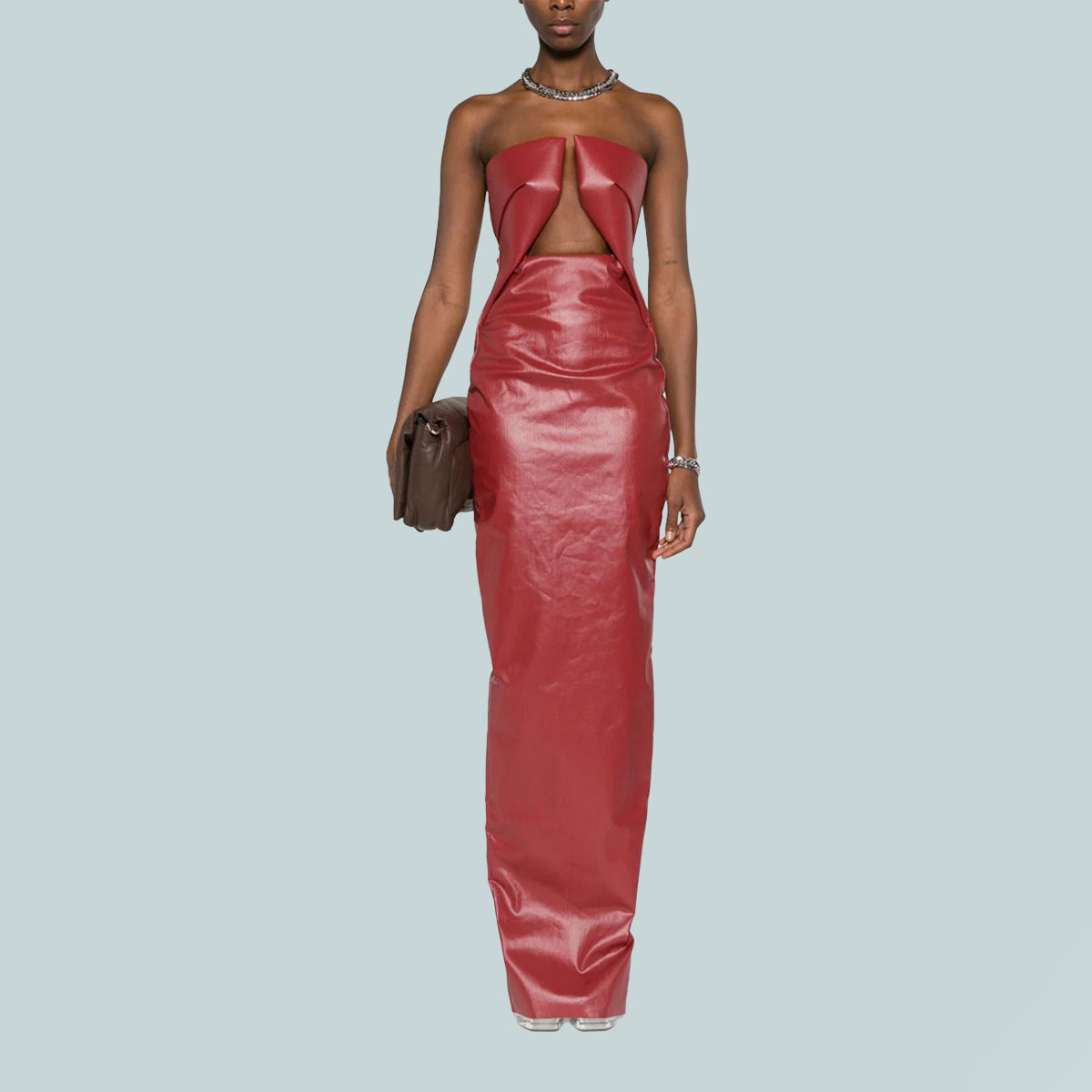 Prong Gown Cardinal Red