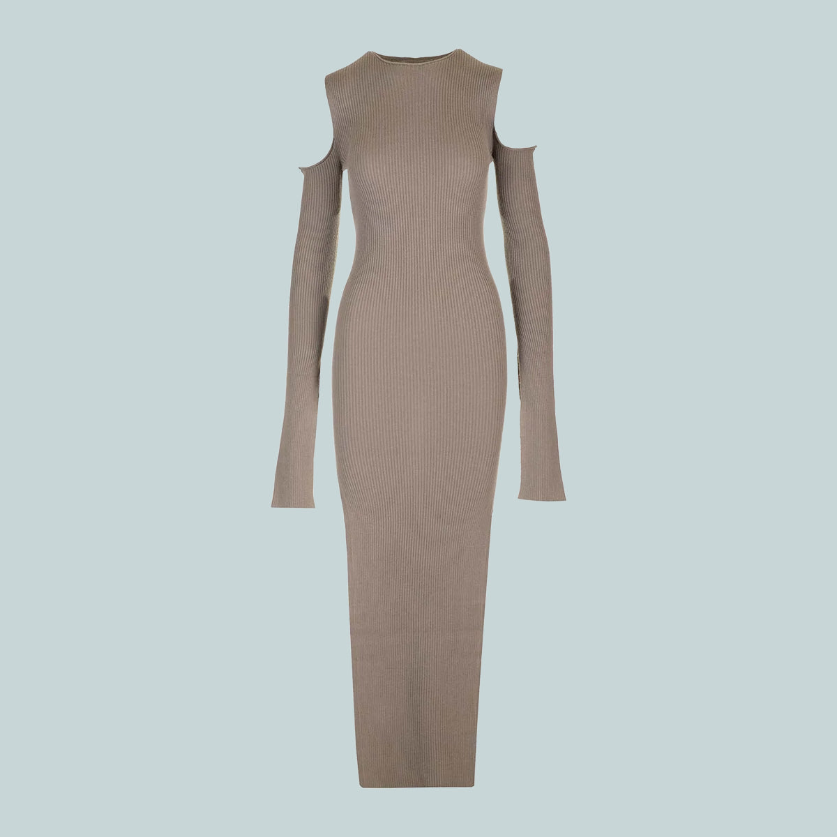 Cape Sleeve Dress Dust