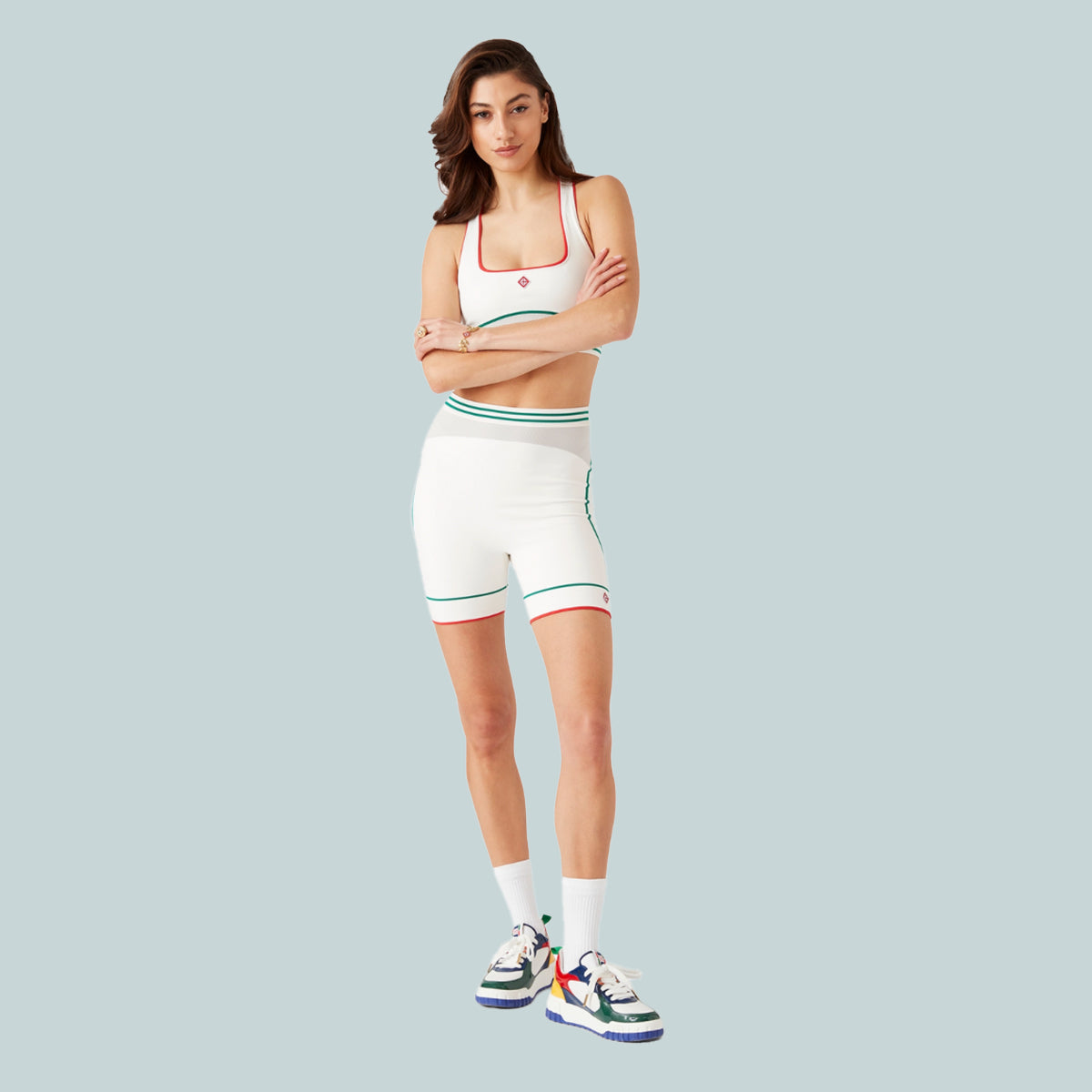 Women's Sports Shorts White