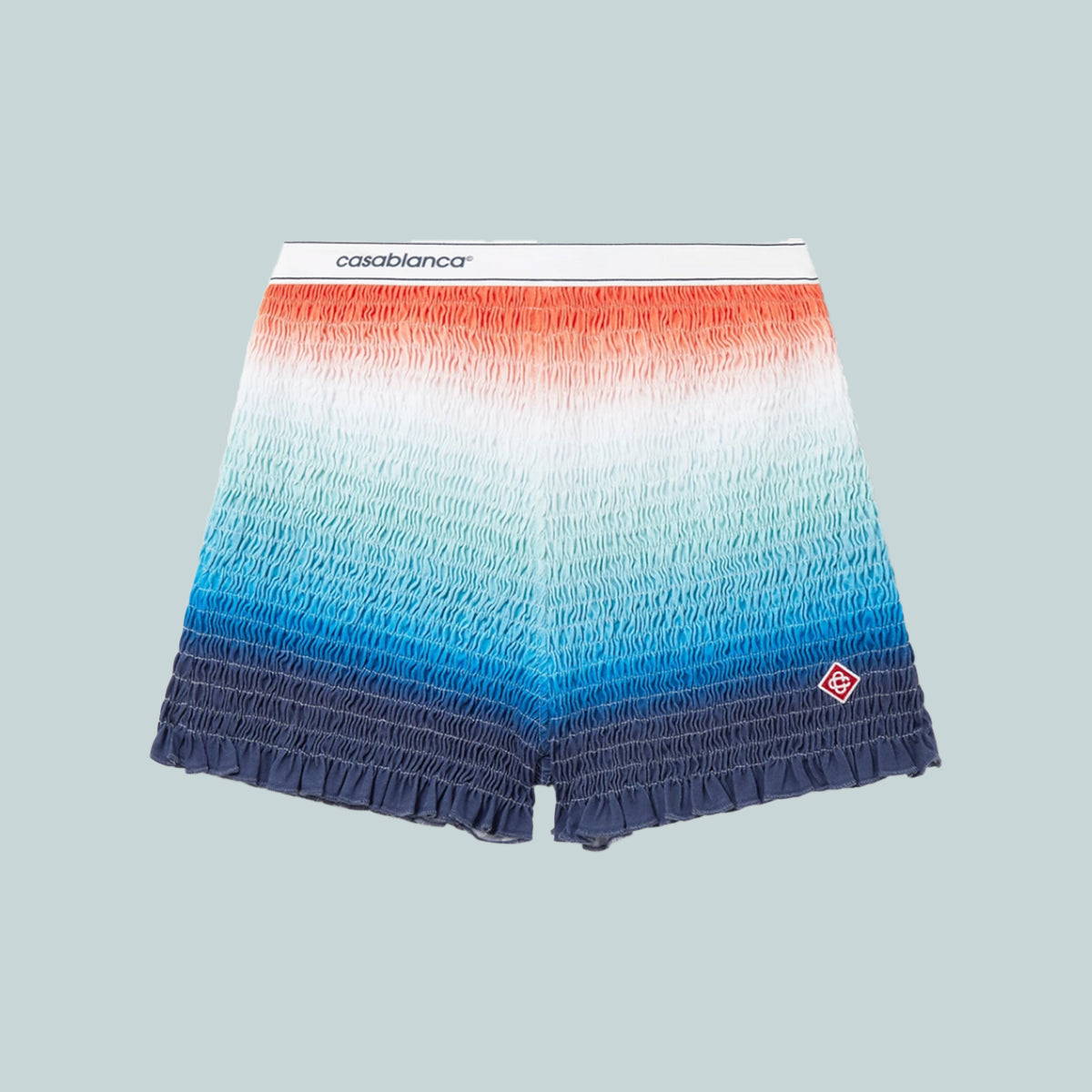 Women's Gradient Shirred Shorts
