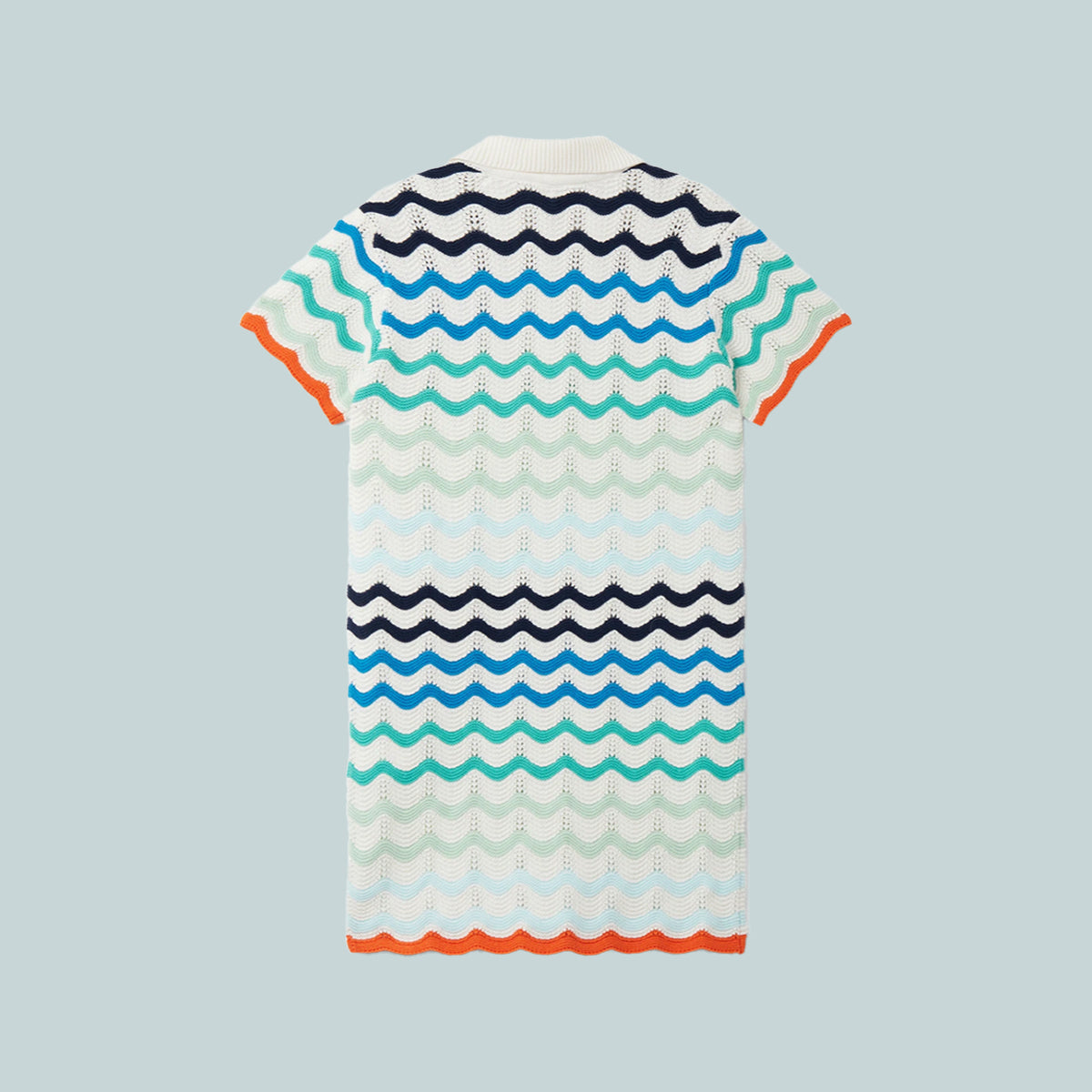 Women's Wavy Crochet Dress