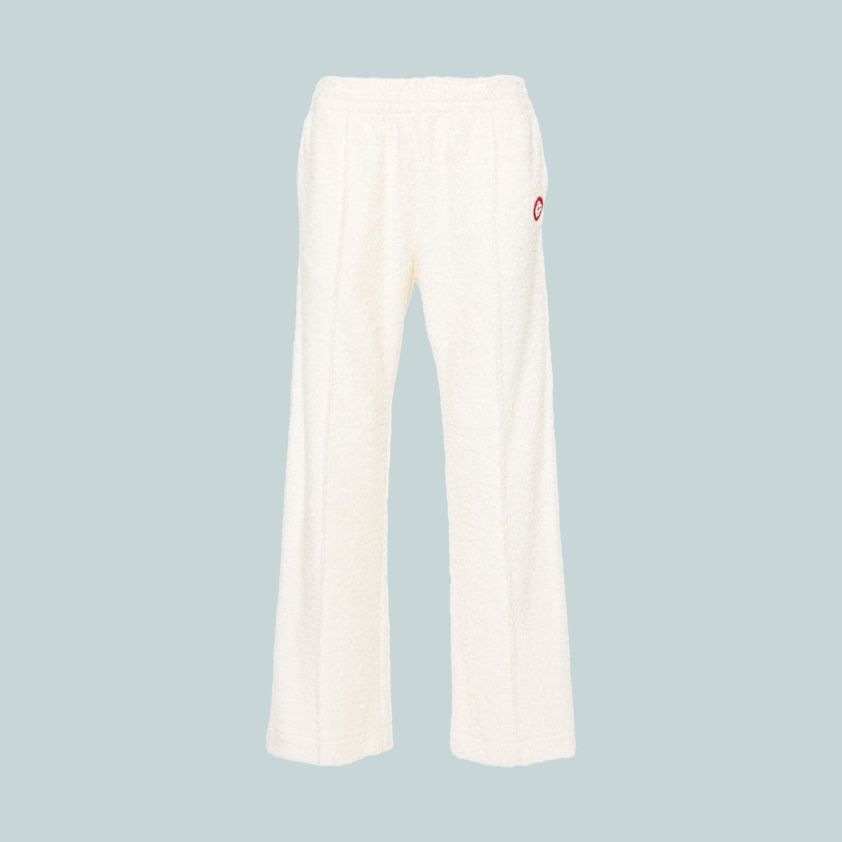 Summer Towelling Track Pants Gardenia